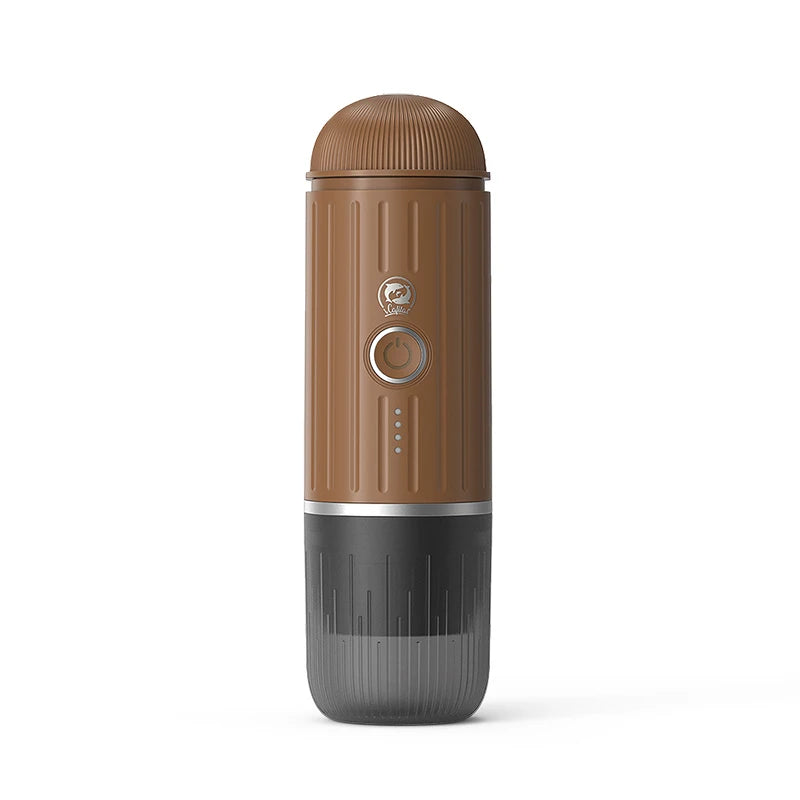 Icafilas Wireless Electric Portable Espresso Coffee Machine for Car & Home Camping Coffee Maker Fit Nespresso Capsule Powder