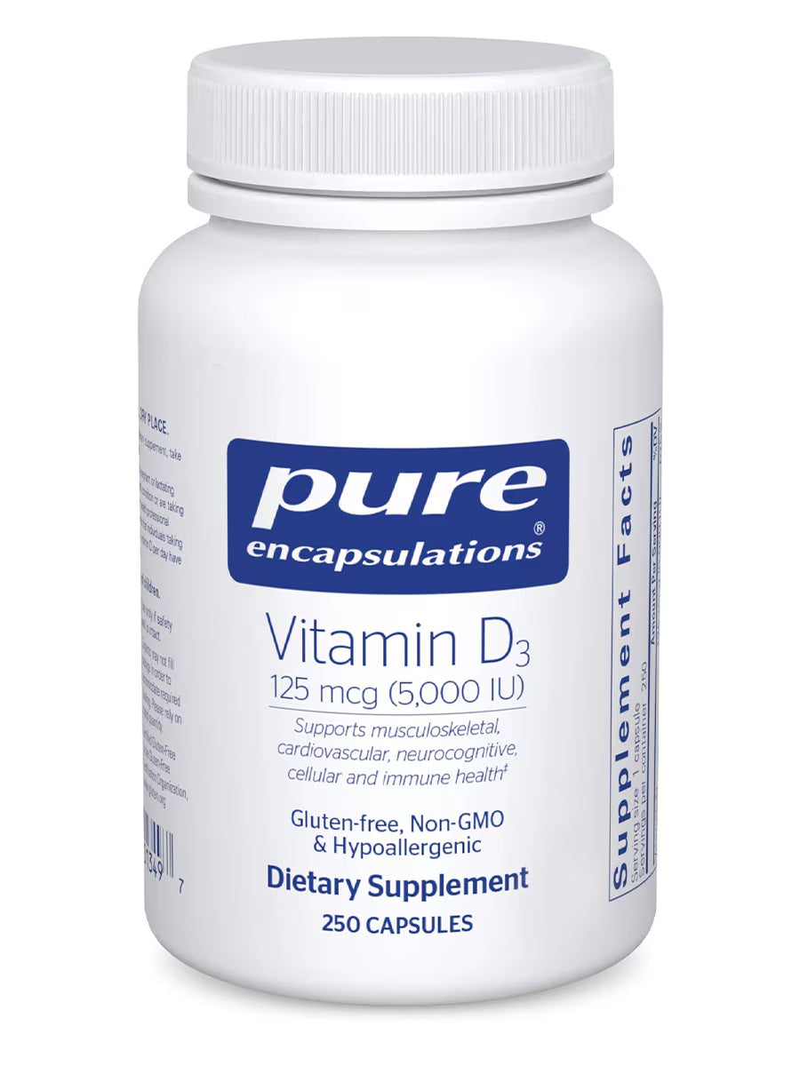 Vitamin D3 125 Mcg (5,000 IU) - 120 Capsules