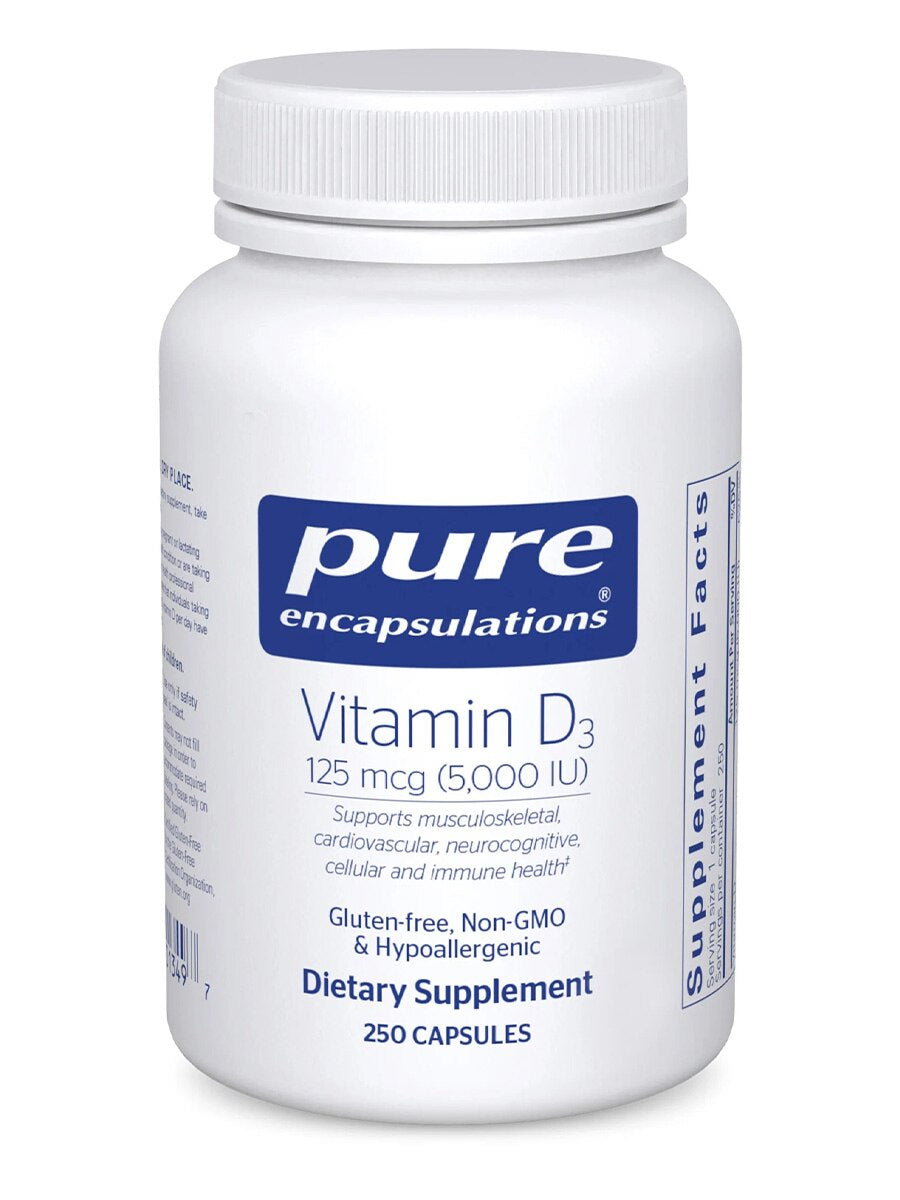 Vitamin D3 125 Mcg (5,000 IU) - 120 Capsules