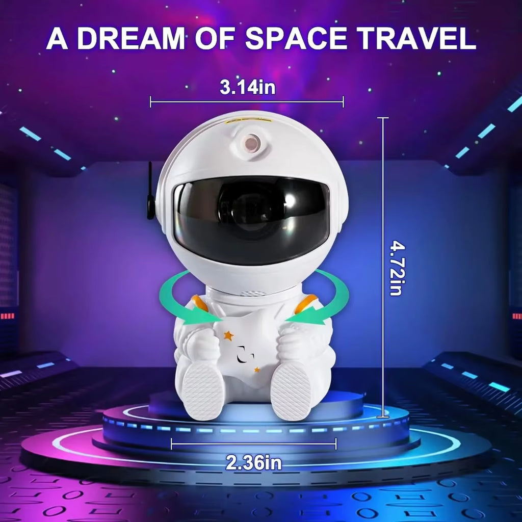 Galaxy Star Projector Night Lights, Starry Sky, Astronaut Atmosphere LED Lamp Decorative Bedroom Ceiling for Kids Children Gifts