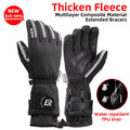 Winter Gloves Motorcycle Waterproof Fleece Thermal Gloves Snowboard Snowmobile Gloves Men Women Snow Cycling Gloves