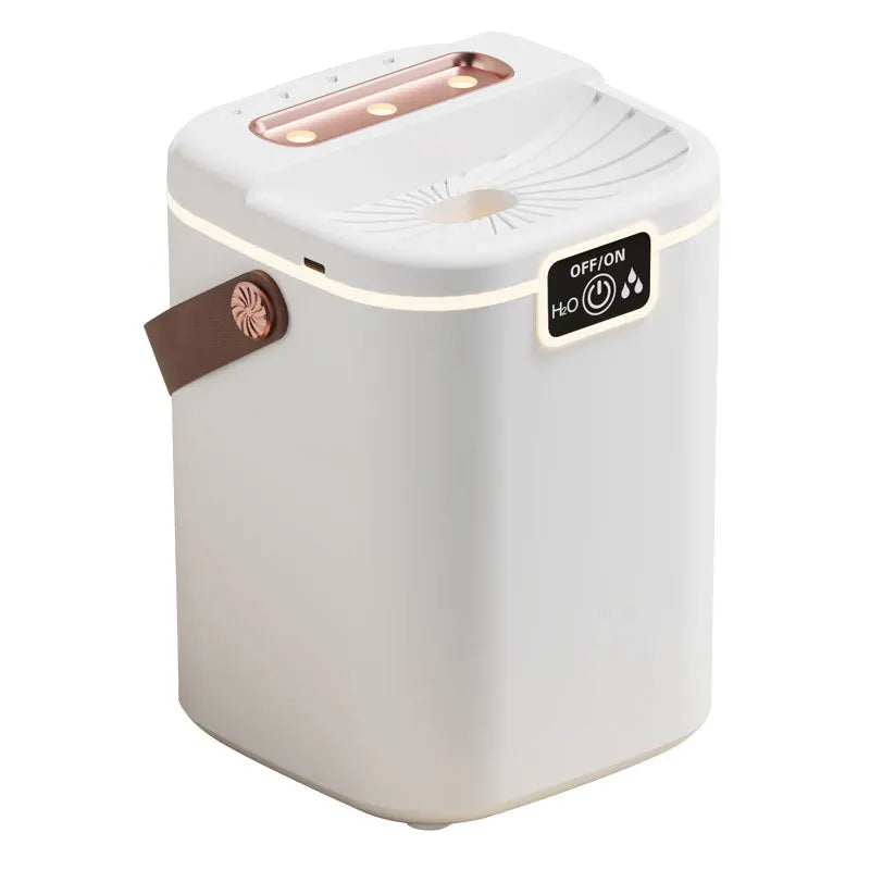 Three Nozzle Night Light Humidifier, 2L Large Capacity Silent Water Refill Type-C Air Purifier for Bedroom Living Room.