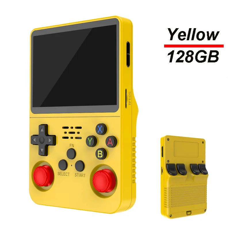 Handheld Game Console 3.5Inch IPS Screen 128G Classic Retro Consoles Arkos System Portable Pocket Video Game Player