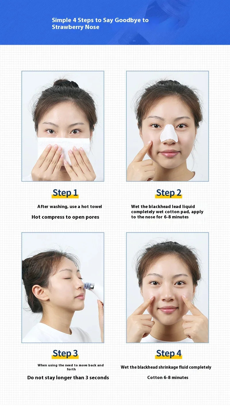 Clean Beauty Instrument to Remove Blackheads Derive Instrument Pore Cleanser Electric Suction Blackheads Cleaner Gift Girlfriend