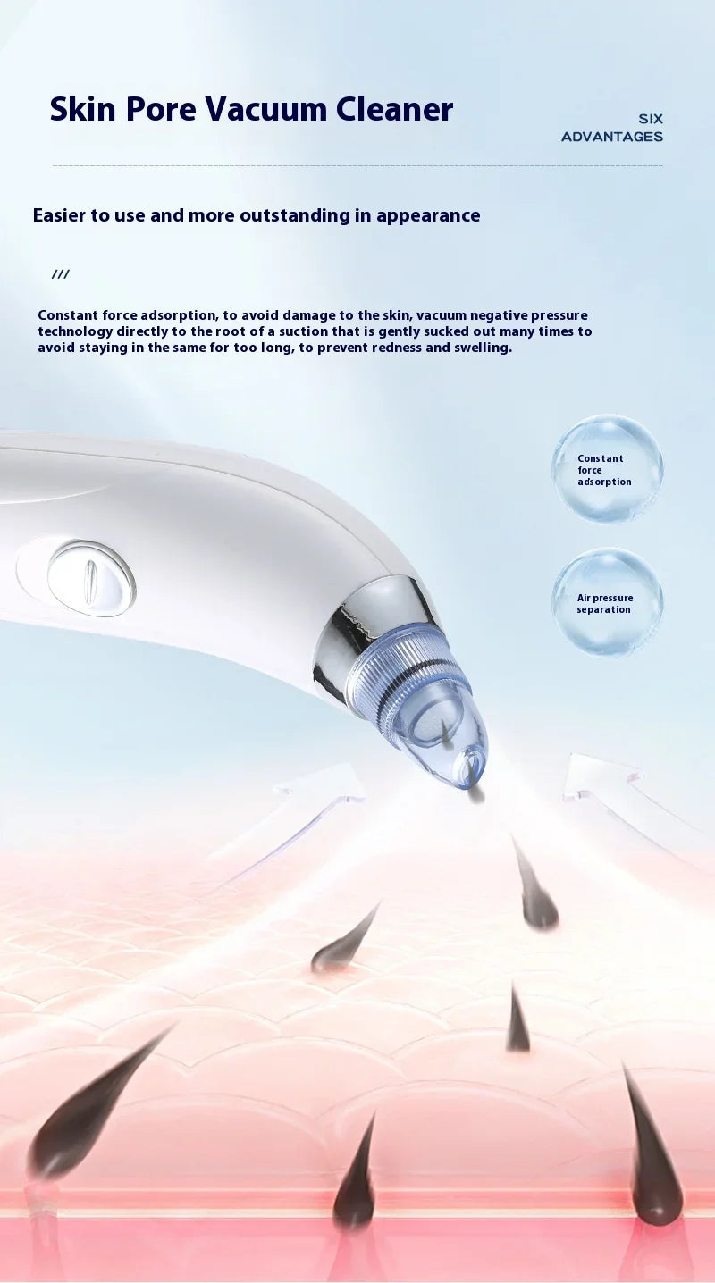 Clean Beauty Instrument to Remove Blackheads Derive Instrument Pore Cleanser Electric Suction Blackheads Cleaner Gift Girlfriend