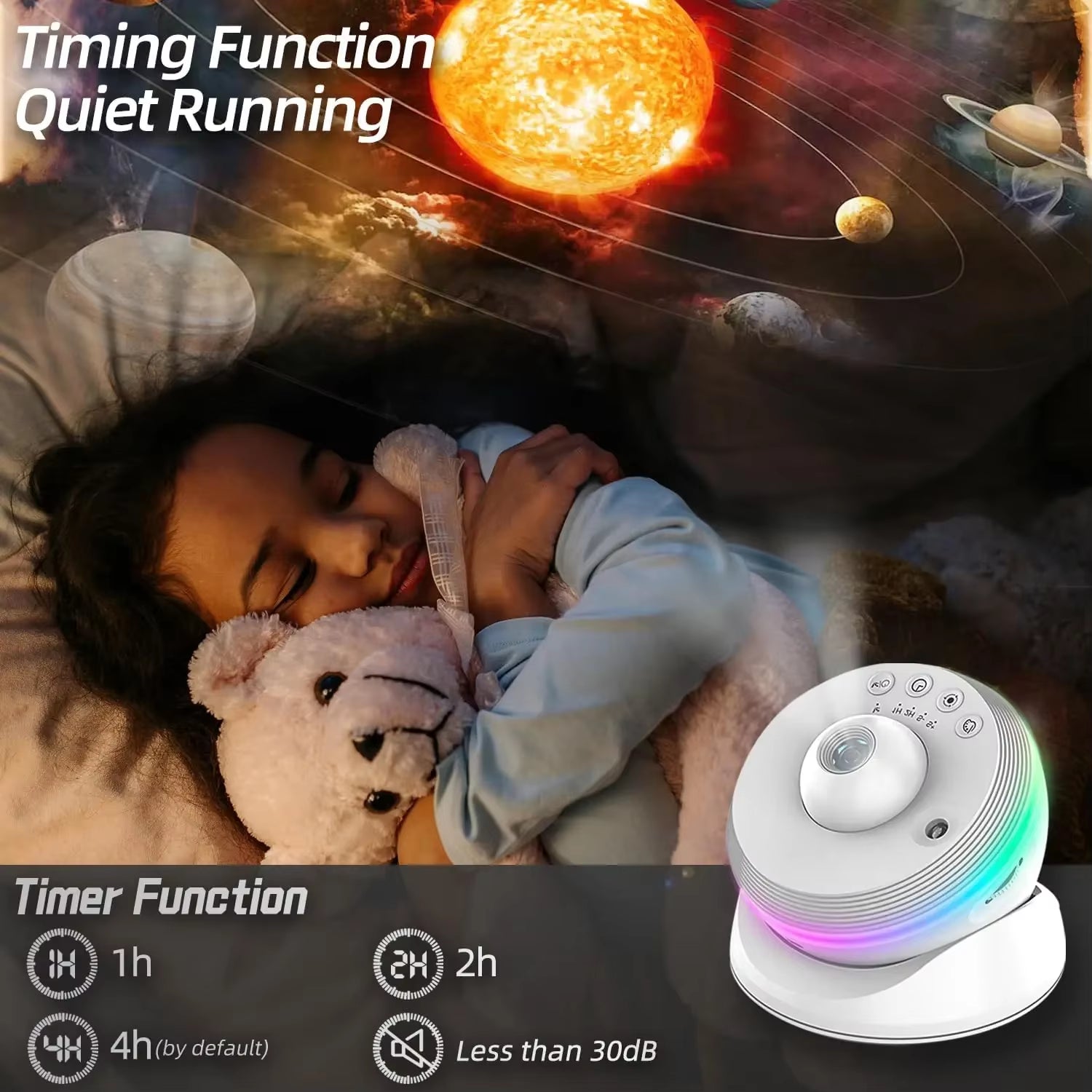 13 in 1 Galaxy Star Projector 4K HD Planetarium Projector 360° Rotation LED Night Light for Bedroom Decor Children Gift
