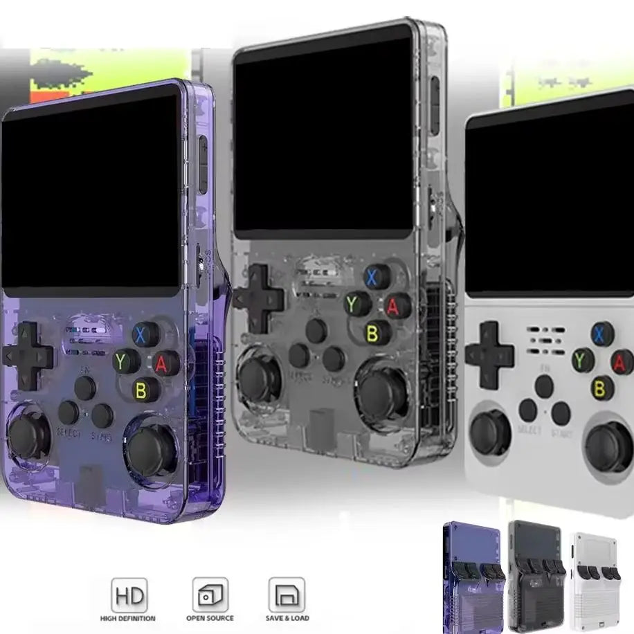 Handheld Game Console 3.5Inch IPS Screen 128G Classic Retro Consoles Arkos System Portable Pocket Video Game Player