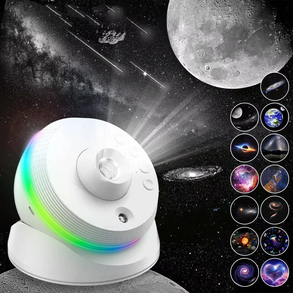 13 in 1 Galaxy Star Projector 4K HD Planetarium Projector 360° Rotation LED Night Light for Bedroom Decor Children Gift