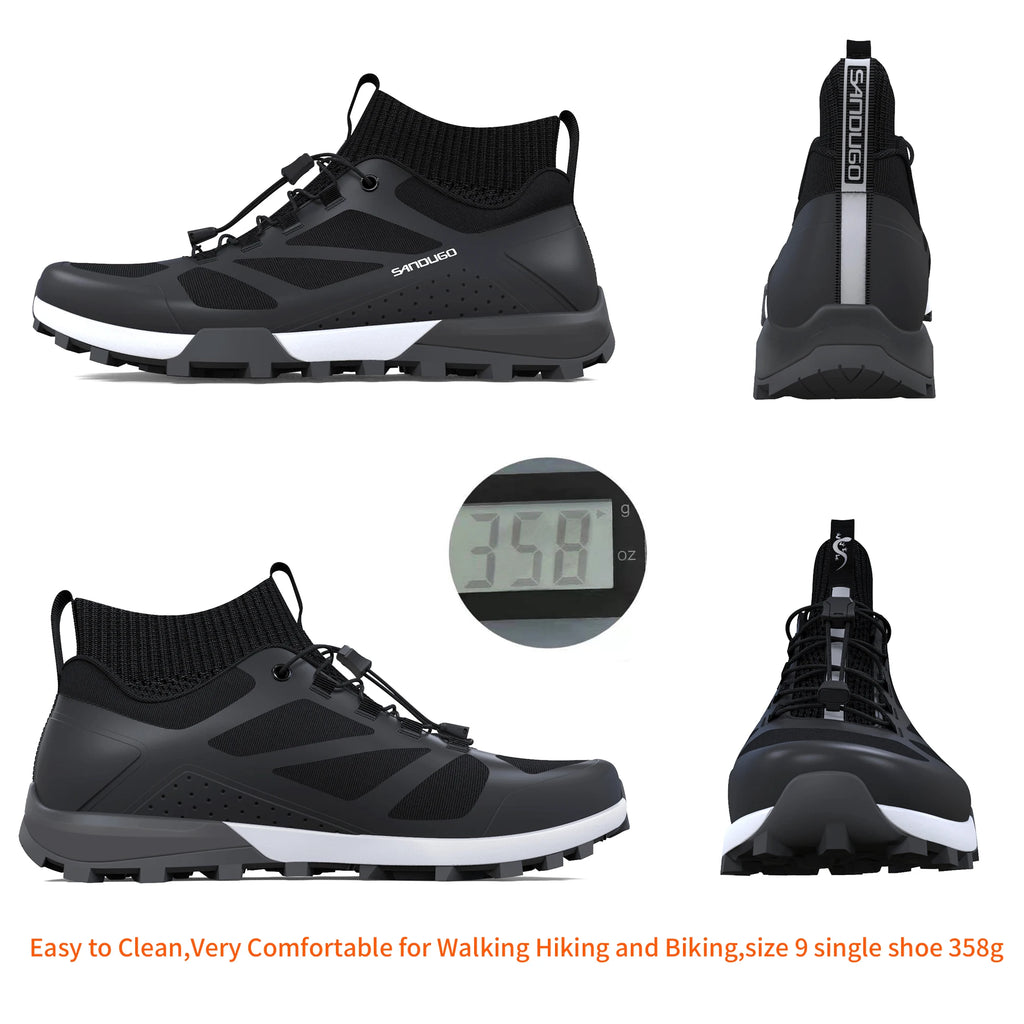 Cycling Shoes for Men Mountain Bike Mtb Cycle Shoes ,Suitable Mountain Biking Downhill Enduro Shoes Compatible with All 2 Bolt
