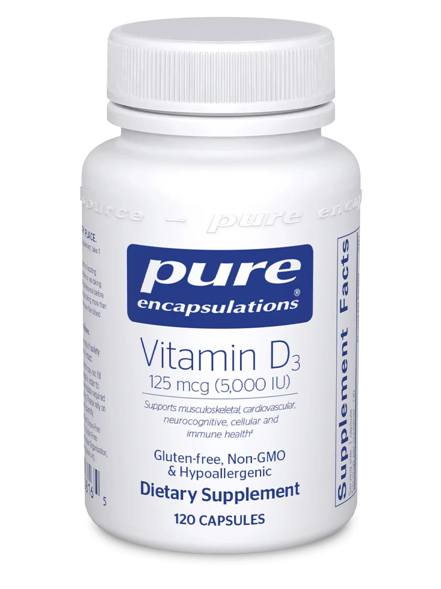 Vitamin D3 125 Mcg (5,000 IU) - 120 Capsules
