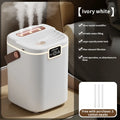 Three Nozzle Night Light Humidifier, 2L Large Capacity Silent Water Refill Type-C Air Purifier for Bedroom Living Room.