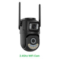External Wifi PTZ Camera Dual Lens 2.4Ghz&5Ghz Wifi Outdoor IP Camera Auto Tracking Security Protection CCTV Surveillance Icsee